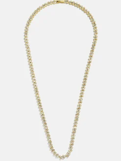 Disney Mickey Mouse Repeating Tennis Necklace - Gold/Pavé