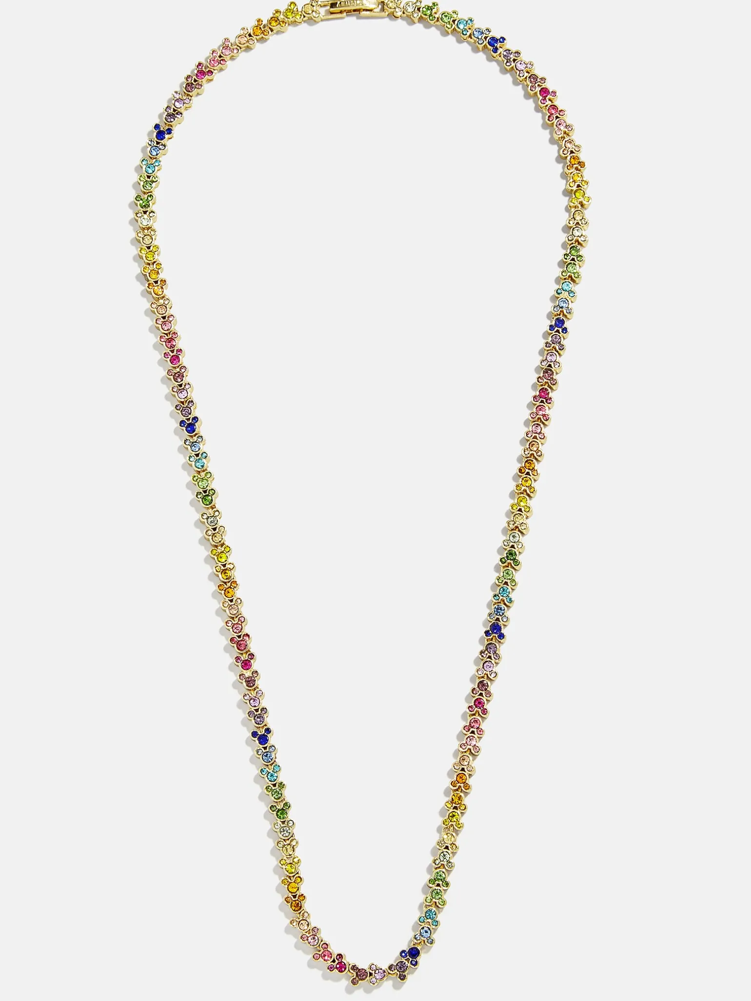 Disney Mickey Mouse Repeating Tennis Necklace - Multi