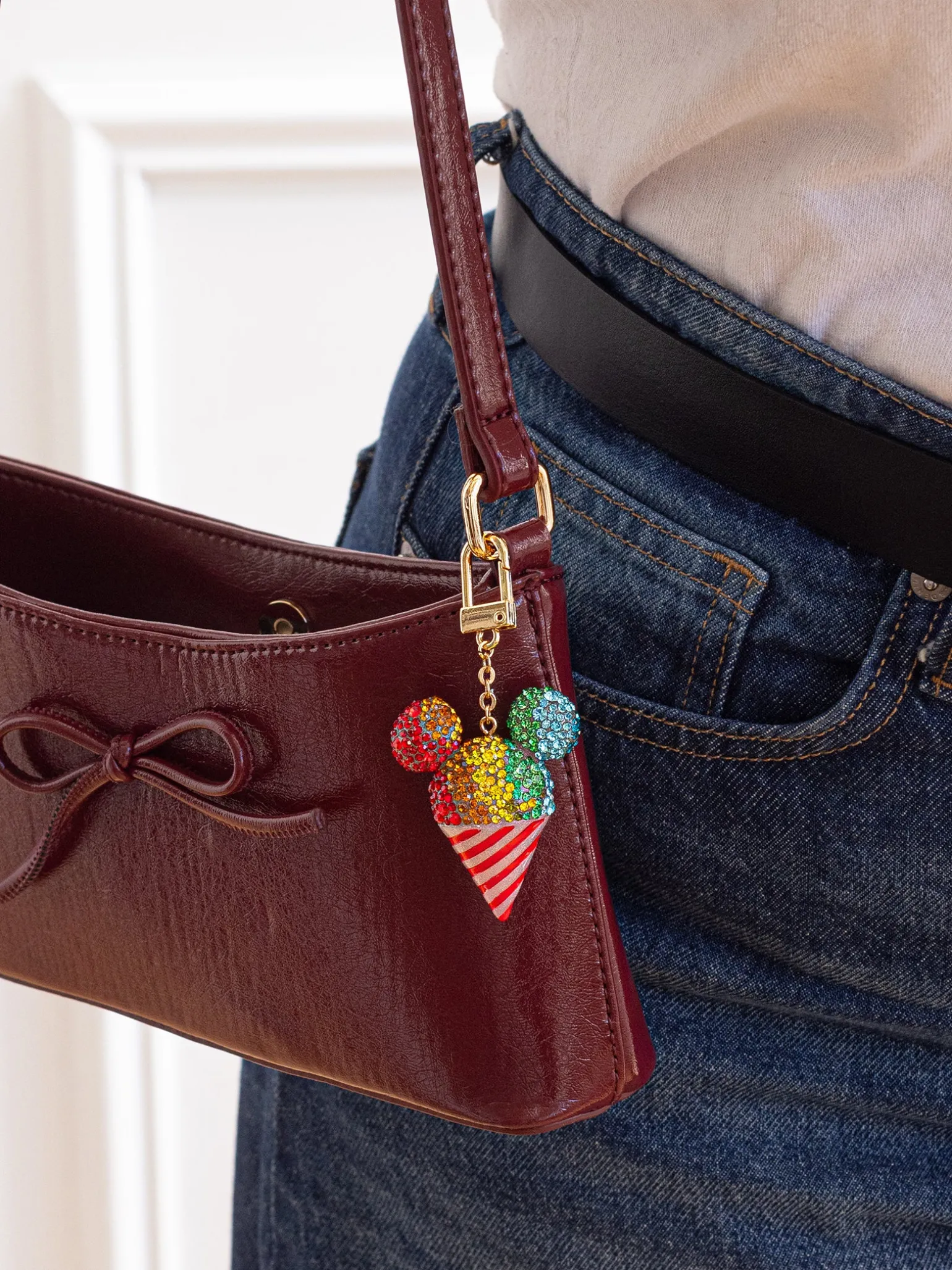 Disney Mickey Mouse Snow Cone Bag Charm - Disney Snow Cone Bag Charm