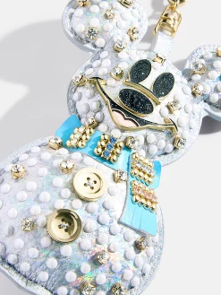 Disney Mickey Mouse Snowman Puff Bag Charm - Disney Snowman Puff Bag Charm