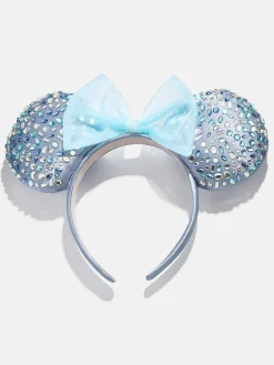 Disney Minnie Mouse Crystal Blue Ears Headband - Minnie Mouse Crystal Blue Ears