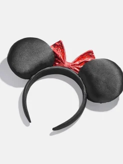 Disney Minnie Mouse Custom Ears Headband - Custom Black/Red Minnie Mouse Ears