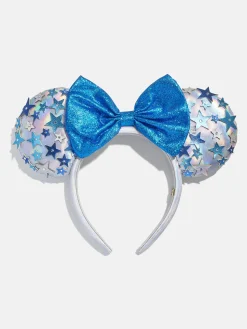 Disney Minnie Mouse Stars Ears Headband - Minnie Mouse Blue Star Ears