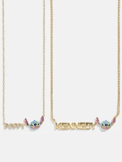 Disney Stitch Custom Nameplate Necklace - Block