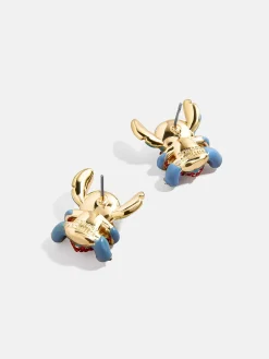 Disney Stitch Heart Earrings - Stitch Heart Earrings