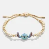 Disney Stitch Tennis Bracelet - Gold/Blue