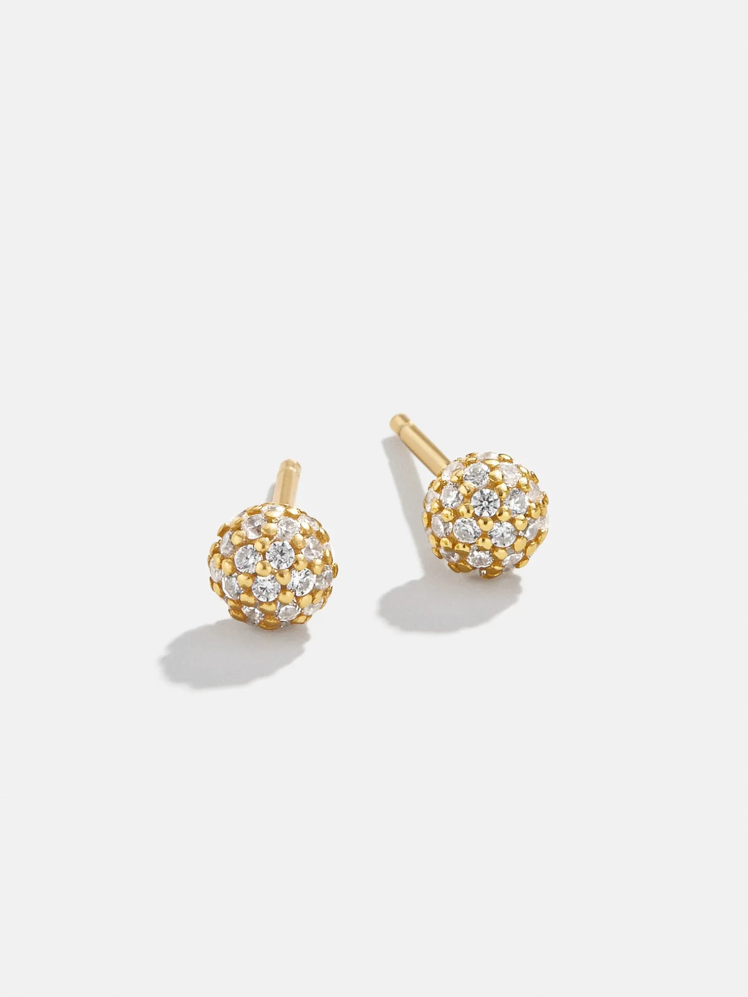 Dorothea 18K Gold Vermeil Earrings - Gold/Pavé