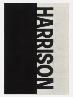 Down The Line Custom Blanket - Black/White