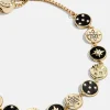 Estelle Celestial Pull-Tie Bracelet - Gold/Black