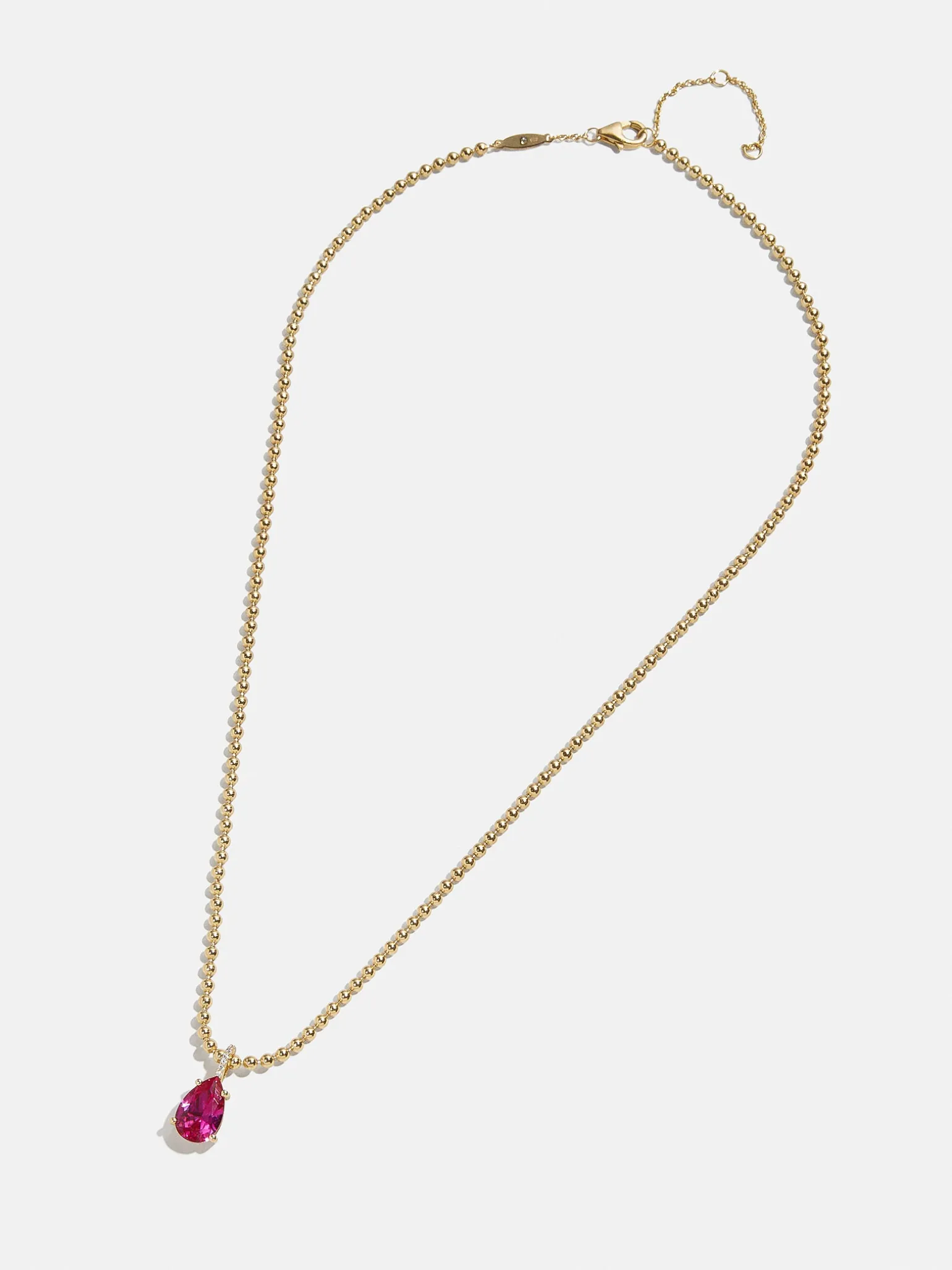 Esther 18K Gold Vermeil Birthstone Necklace - Emerald