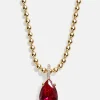 Esther 18K Gold Vermeil Birthstone Necklace - Ruby