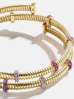 Eve Cuff Bracelet - Gold/Multi