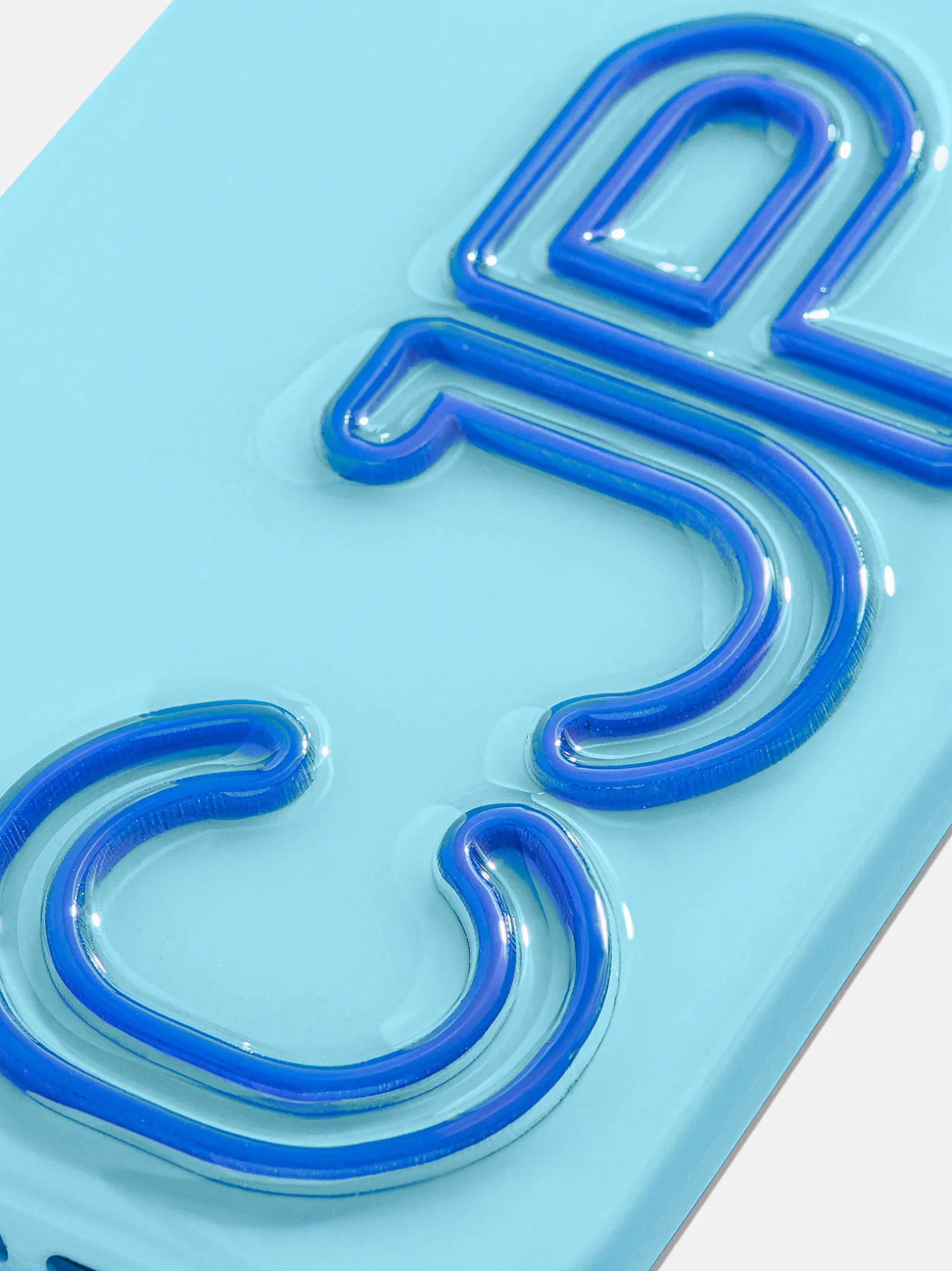 Fine Line Custom iPhone Case - Light Blue/Cobalt