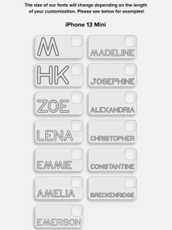 Fine Line Custom iPhone Case - Orange/Hot Pink