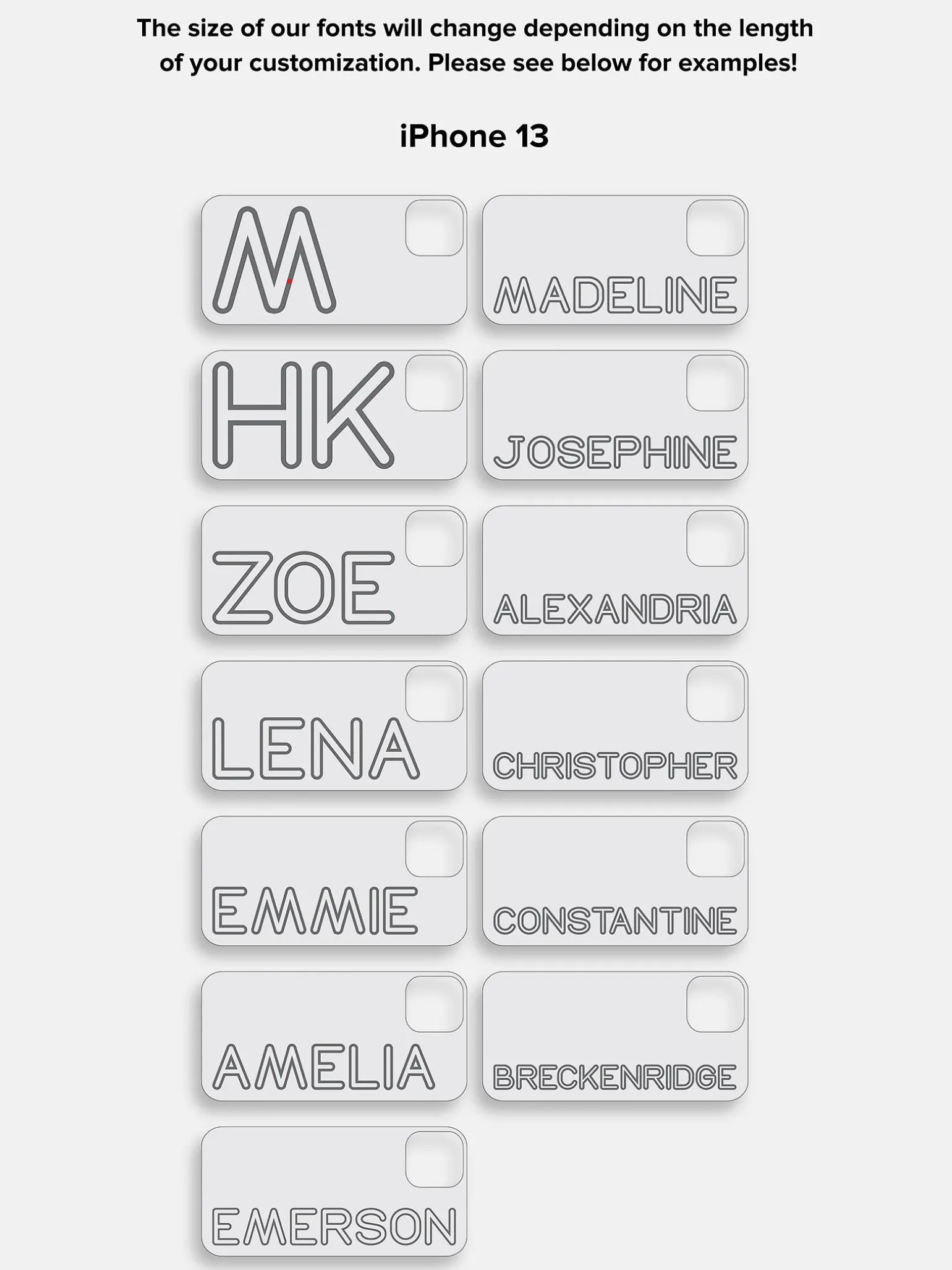 Fine Line Custom iPhone Case - Orange/Hot Pink