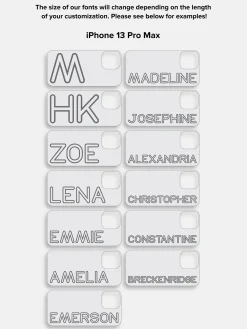 Fine Line Custom iPhone Case - Orange/Hot Pink