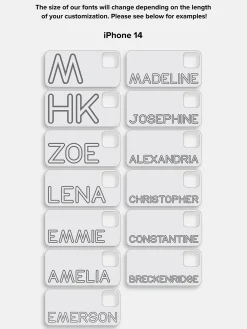 Fine Line Custom iPhone Case - Orange/Hot Pink