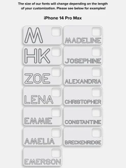 Fine Line Custom iPhone Case - Orange/Hot Pink