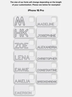 Fine Line Custom iPhone Case - Orange/Hot Pink