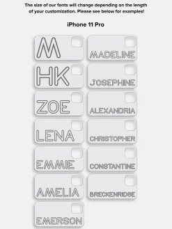 Fine Line Custom iPhone Case - Orange/Hot Pink