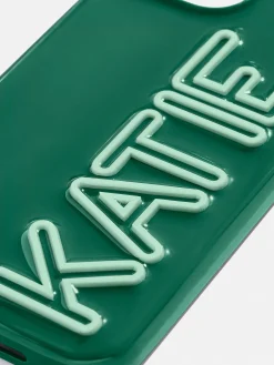 Fine Line Custom IPhone Case - Green