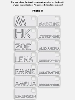 Fine Line Custom iPhone Case - Lavender