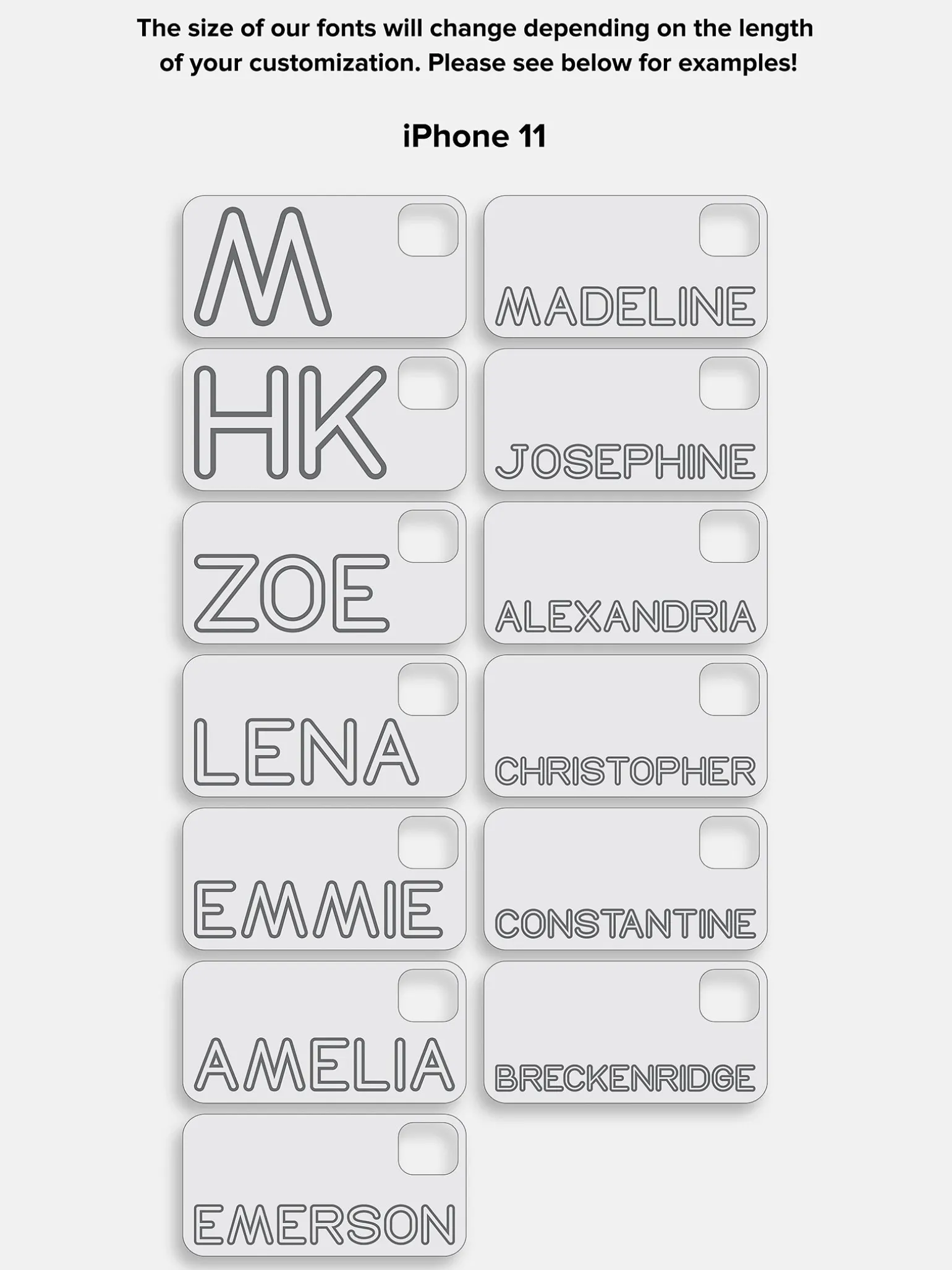 Fine Line Custom iPhone Case - Lavender