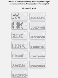 Fine Line Custom iPhone Case - Brown/Blush
