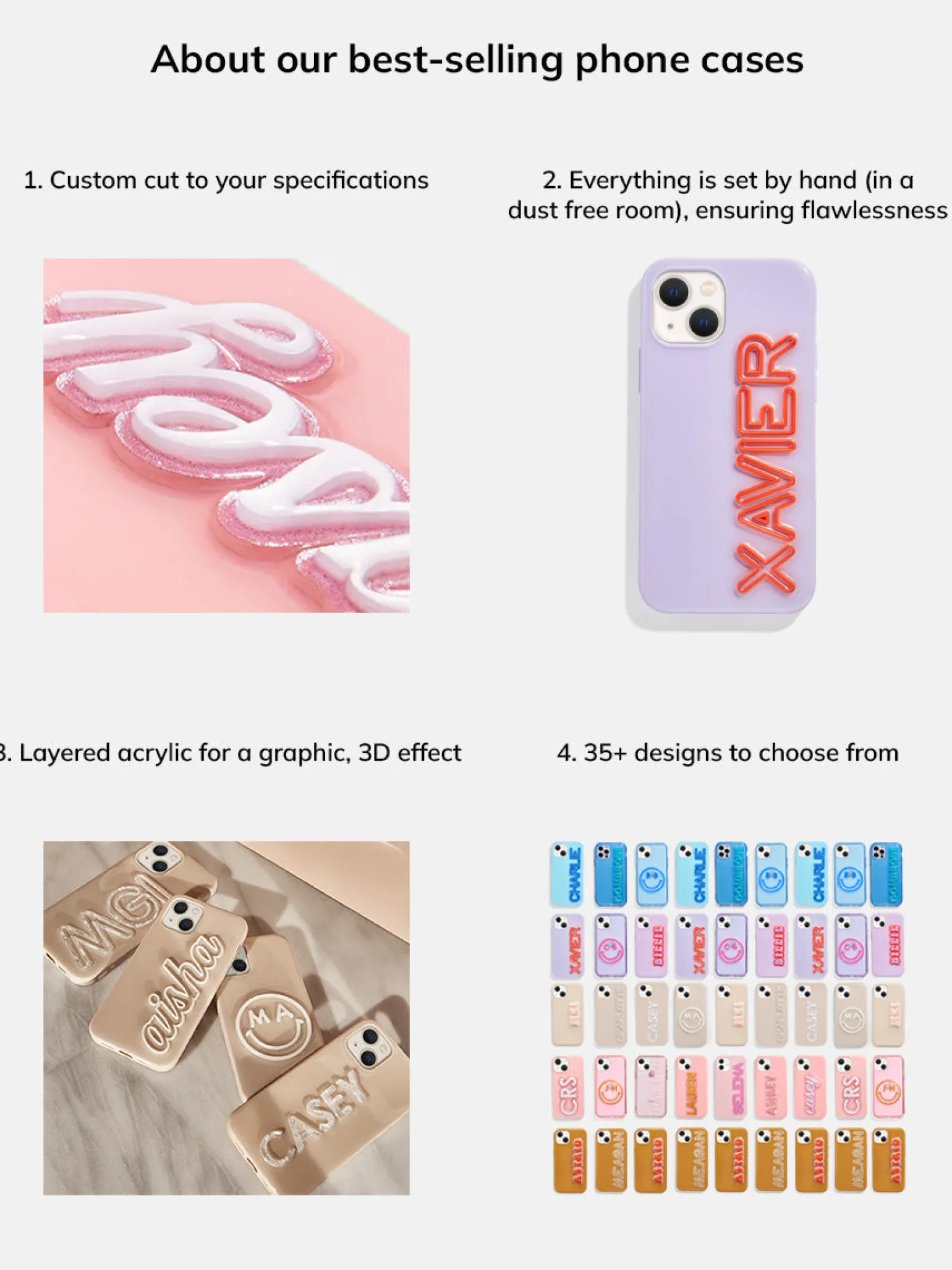 Fine Line Custom iPhone Case - Black/Pink