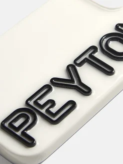 Fine Line Custom iPhone Case - White/Black