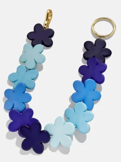 Flower Child Bag Charm - Blue