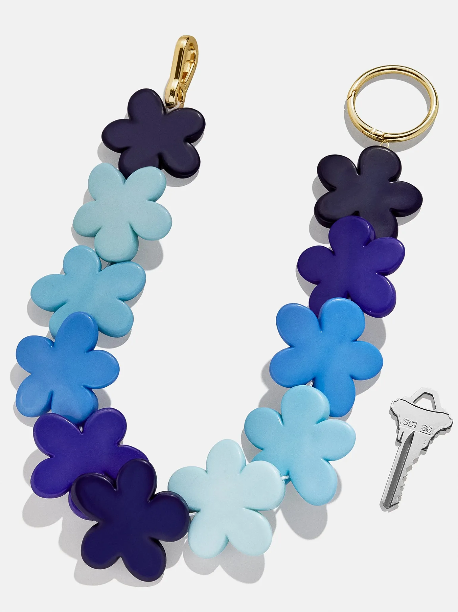Flower Child Bag Charm - Blue