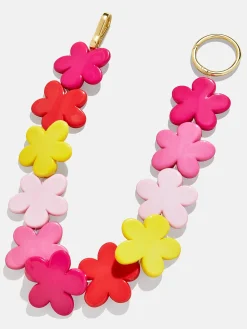 Flower Child Bag Charm - Pink