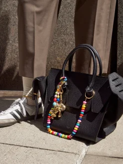 Flying Colors Bag Charm - Gold/Multi