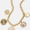 Galia Statement Charm Necklace - Round