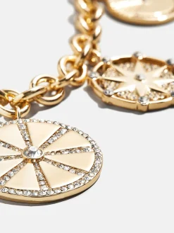 Galia Statement Charm Necklace - Round
