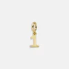 Gold Number Cluster Charm - 1