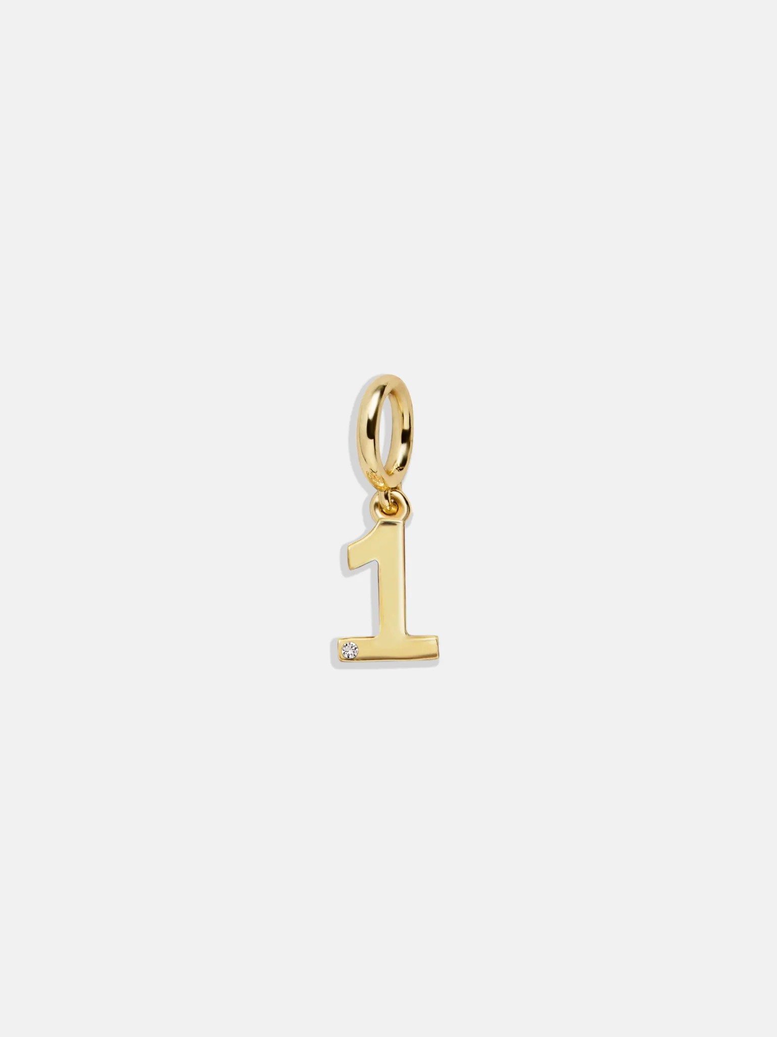 Gold Number Cluster Charm - 1