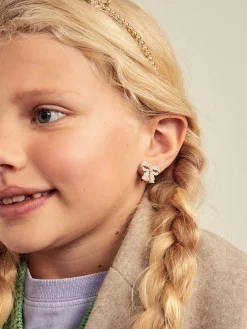 Greatest Gift Kids' Clip-On Earring Set - Purple