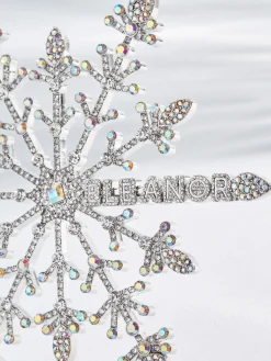 In A Flurry Custom Ornament - Silver