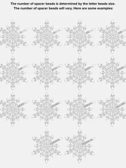 In A Flurry Custom Ornament - Silver