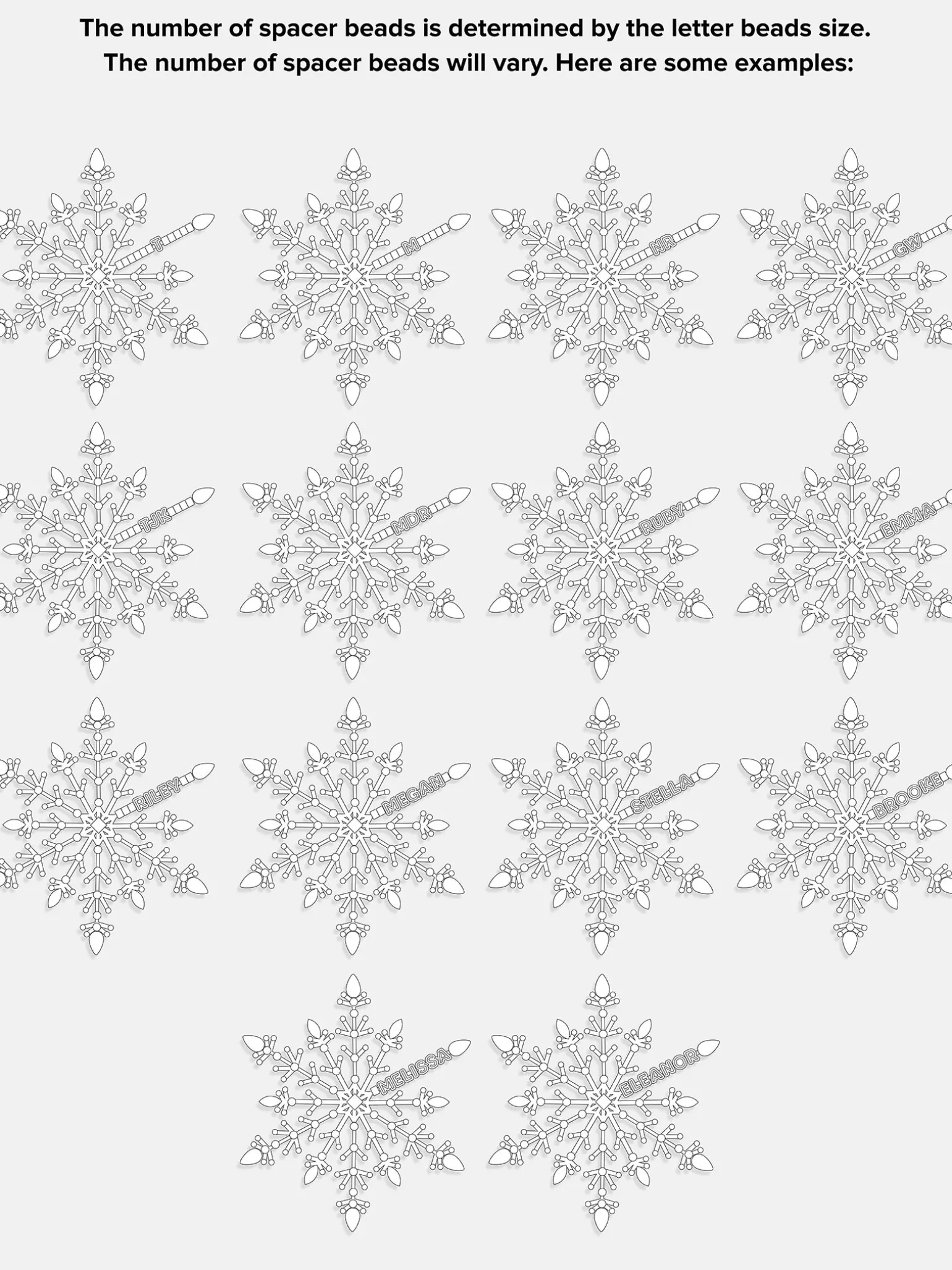In A Flurry Custom Ornament - Silver