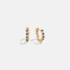 Jessica 18K Gold Vermeil Vermeil Birthstone Earrings - Sapphire