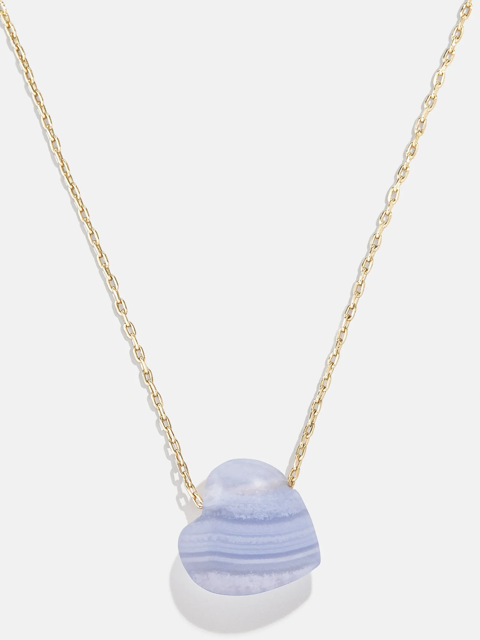 Juno Blue Lace Agate Necklace - Blue Lace Agate Stone