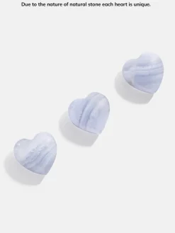 Juno Blue Lace Agate Necklace - Blue Lace Agate Stone