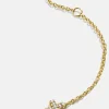 18K Gold Vermeil Agape Bracelet - Cross