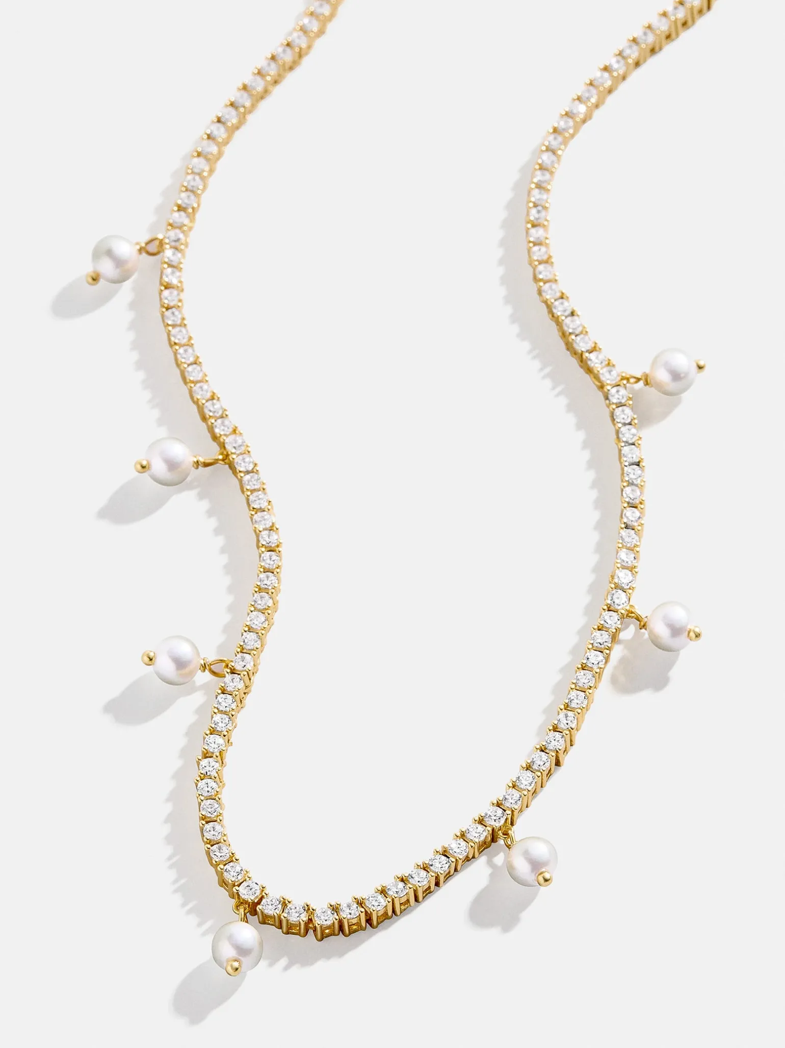 18K Gold Vermeil Alice Necklace - Gold/Pavé