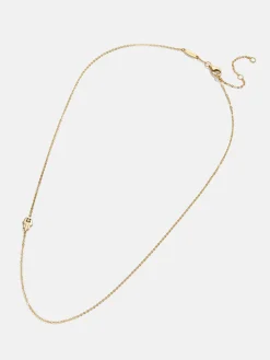 18K Gold Vermeil Asymmetrical Hamsa Necklace - Hamsa