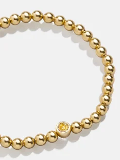 18K Gold Vermeil Birthstone Pisa Bracelet - Topaz