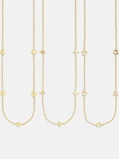 18K Gold Vermeil Cross Necklace - Cross